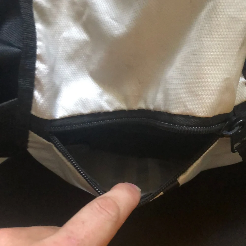 Adidas Black and White Classic Backpack